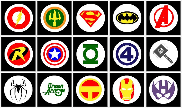 Super hero logo grid_600x359