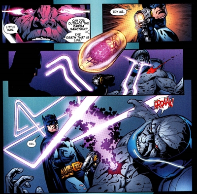 batman shoots Darkseid
