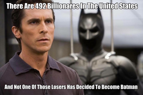 492 billionaires in united states batman meme