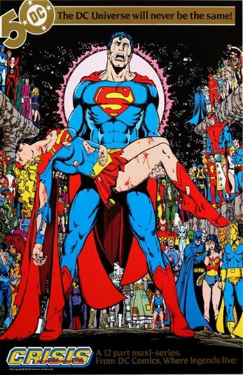 dc crisis cover death of supergirl 1
